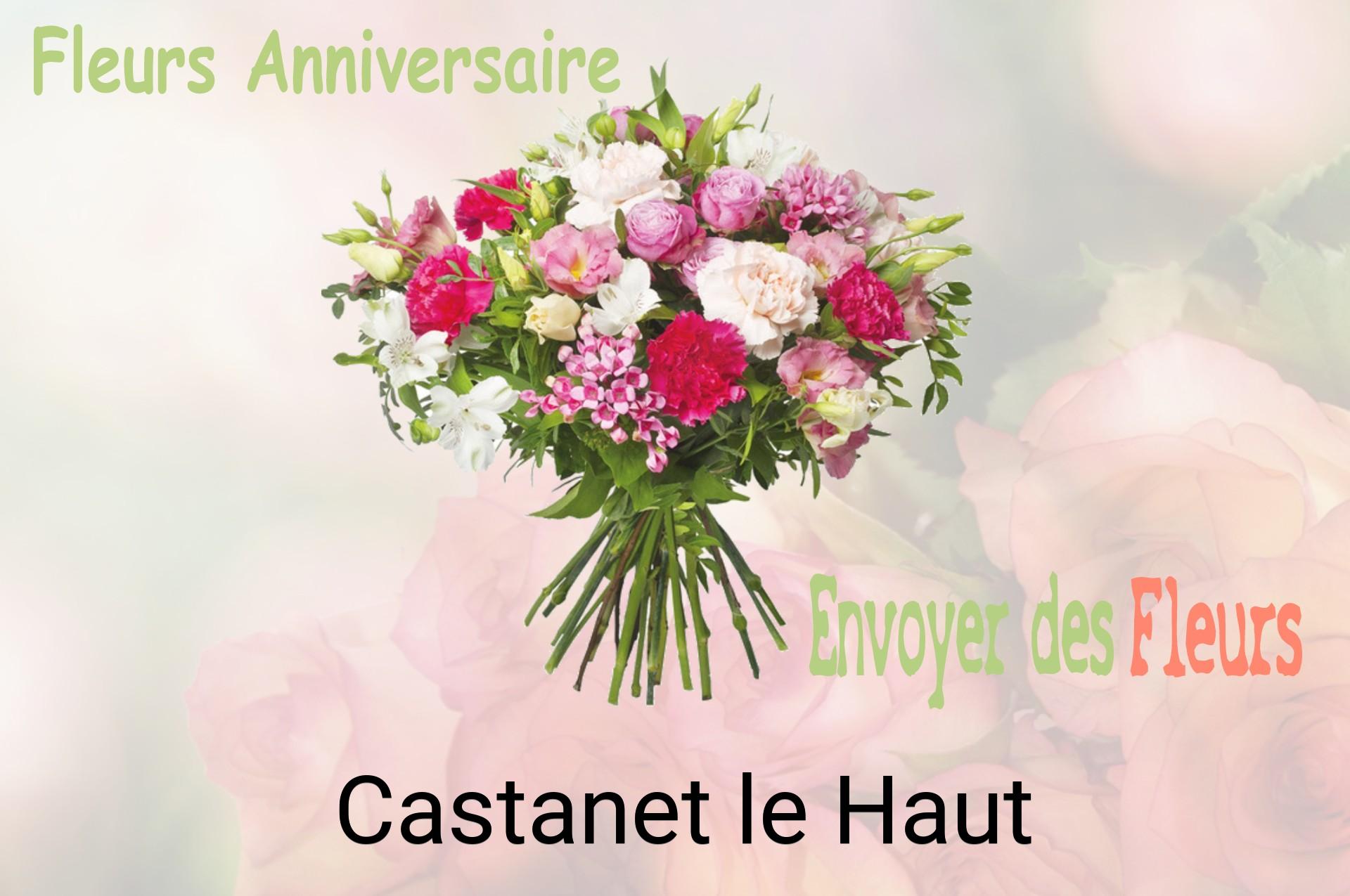 Bouquet de fleurs d’anniversaire livré à Castanet-le-Haut